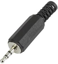 2,5mm Klinken Stecker gerade