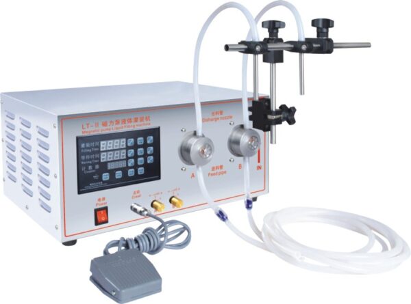 double head magnetic filling machine
